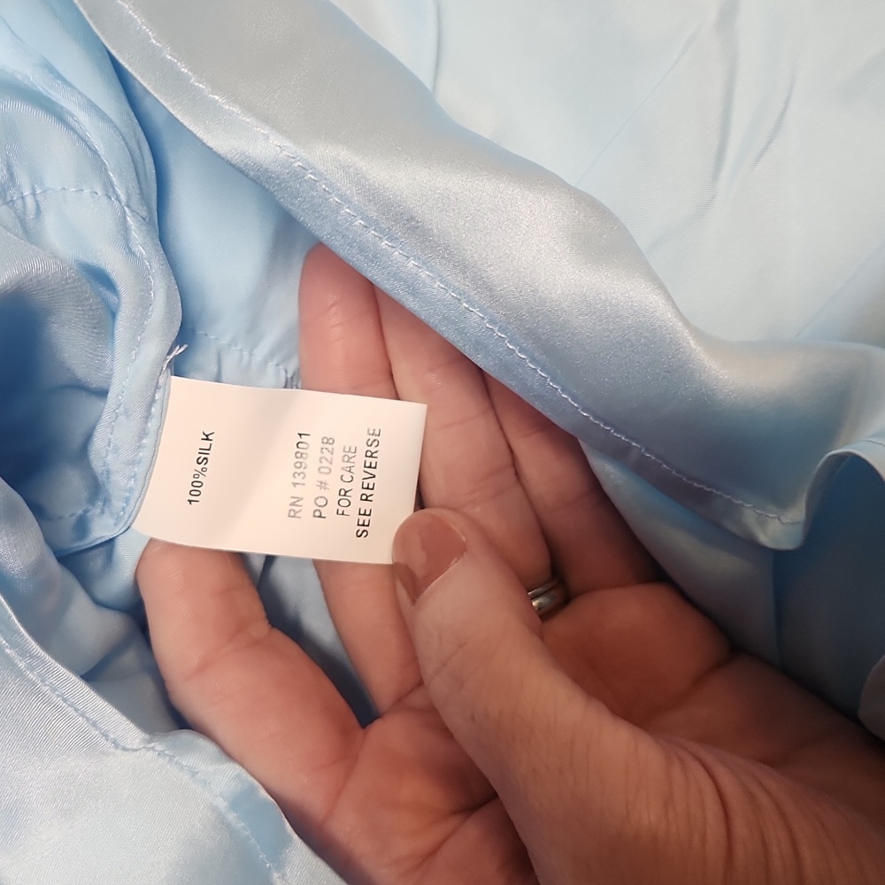NWT Shug! Light Blue Ruffled skort, size Medium - Picture 4 of 5